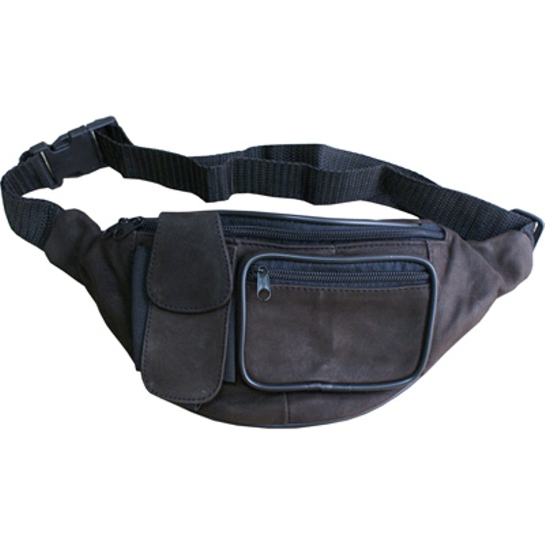 Leather Fannypack Money Pouch Bag-HMB-2152A